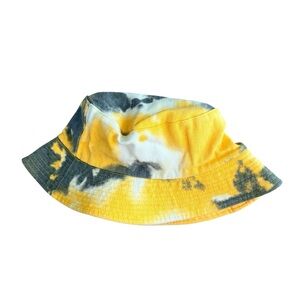 Tie-Dye Yellow Reversible Bucket Hat